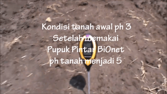 Mentralkan ph tanah memakai BiOnet